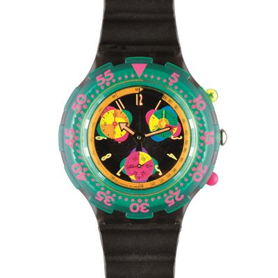 Orologio Swatch, Seppia (SBM102) Originals Scuba, 1994, meccanismo al quarzo