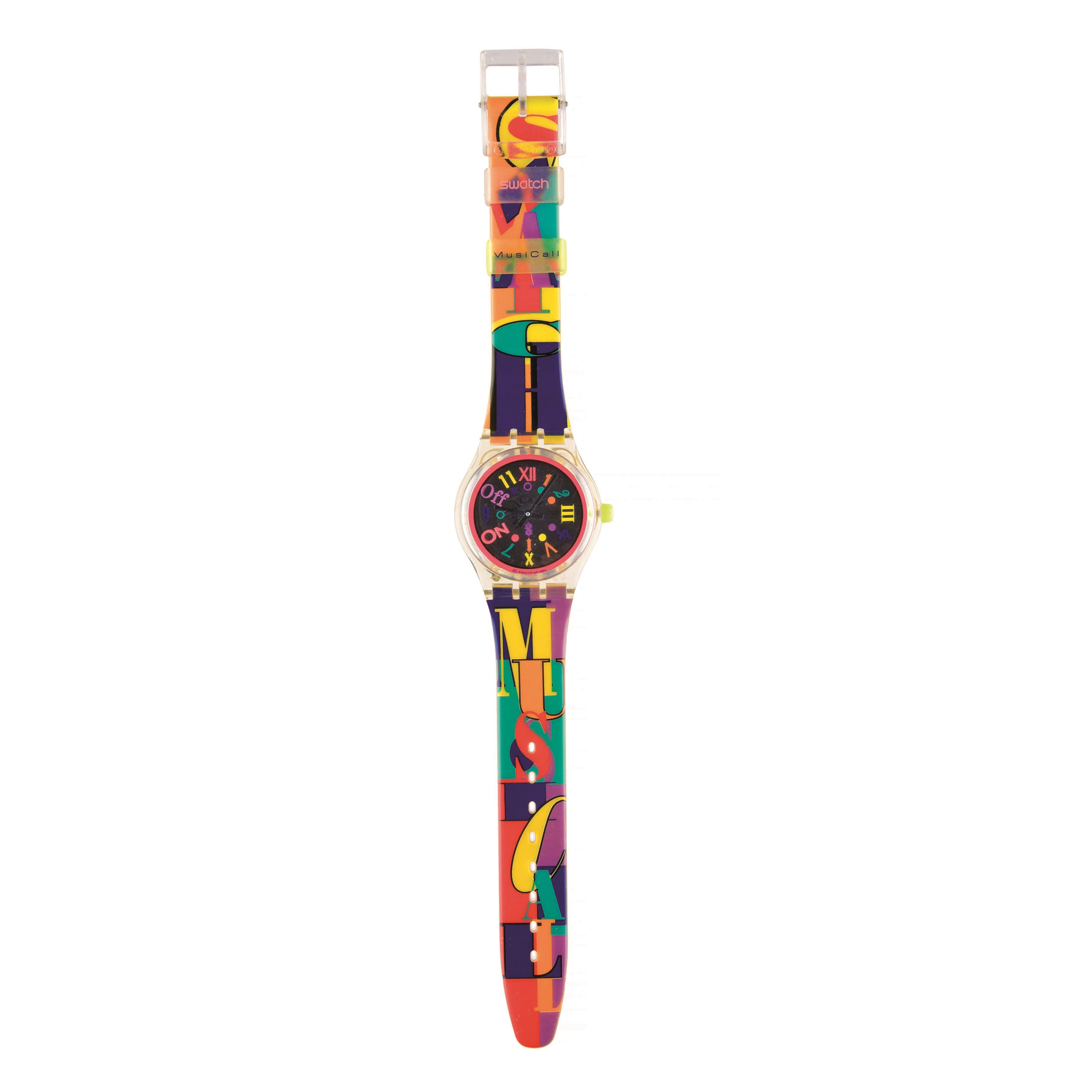 Swatch - Boogie Mood (SLK104), Orologio da polso musicale in plastica, 1994