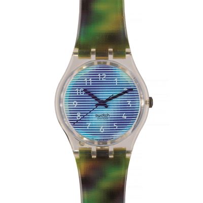 Bitstream (GK223), Orologio da polso Swatch, meccanismo al quarzo, 1996
