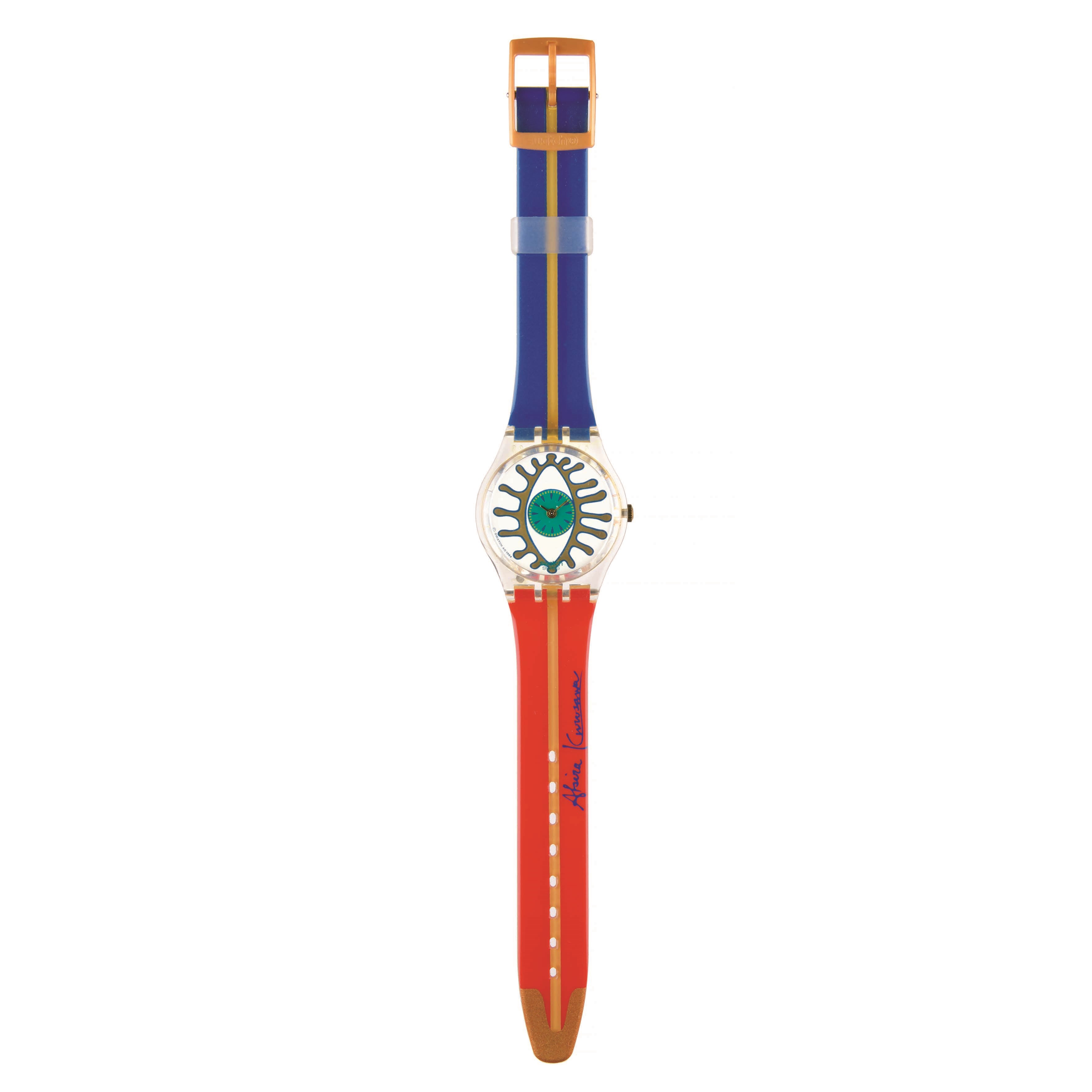 Akira Kurosawa, Orologio Swatch Eiga-Shi (GZ141) Originals Gent, 1995, meccanismo al quarzo