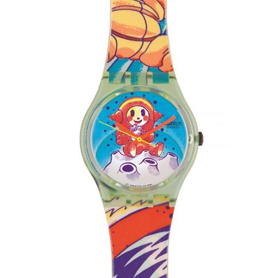 Yuri (GG118), Orologio da polso Swatch, meccanismo al quarzo, 1992