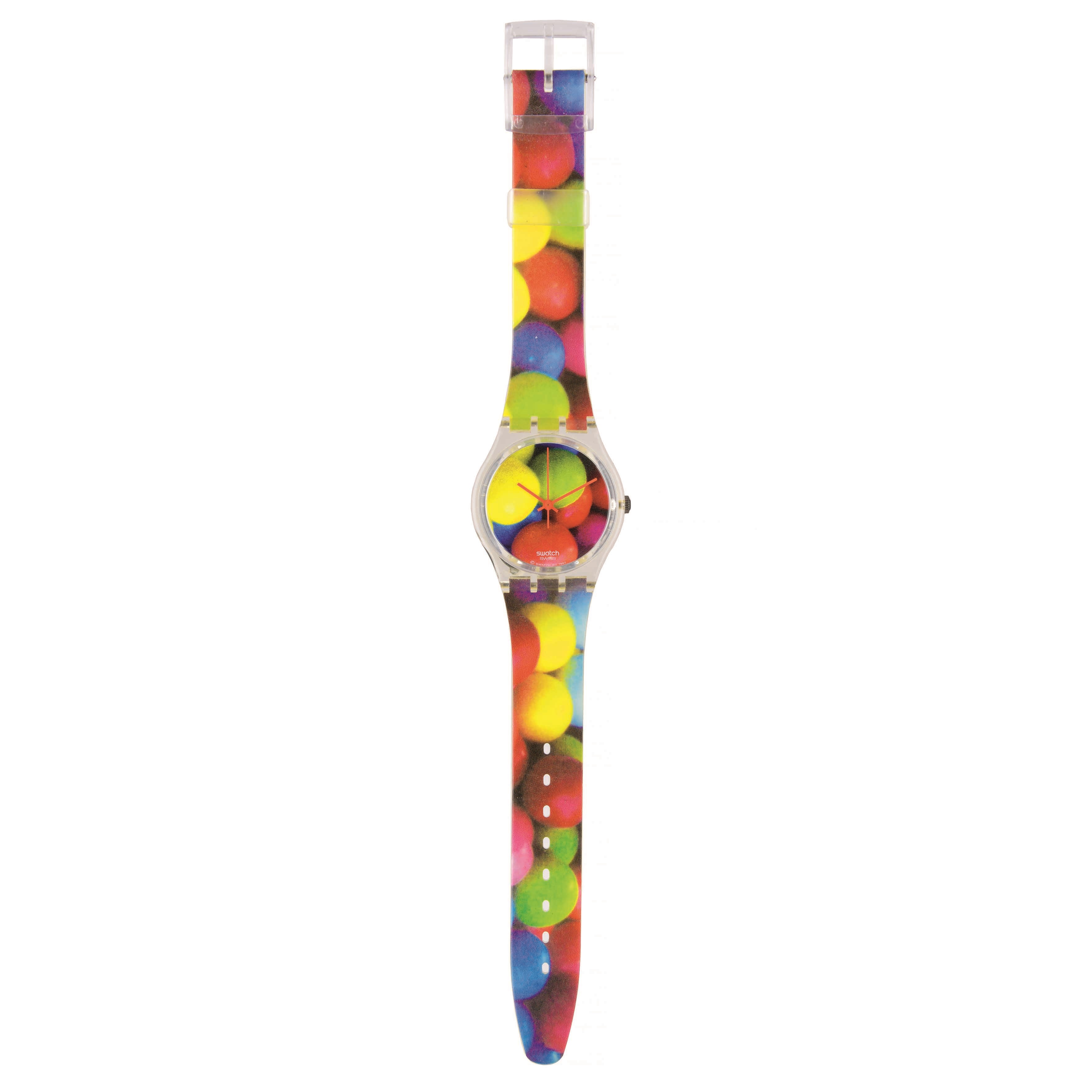 Bubblegum (GK283), Orologio Swatch da collezione con meccanismo al quarzo, 1998