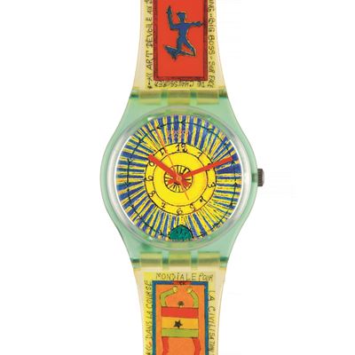 Cheick Nadro, Orologio Swatch Originals Gent - Meccanismo al quarzo, Cinturino in plastica