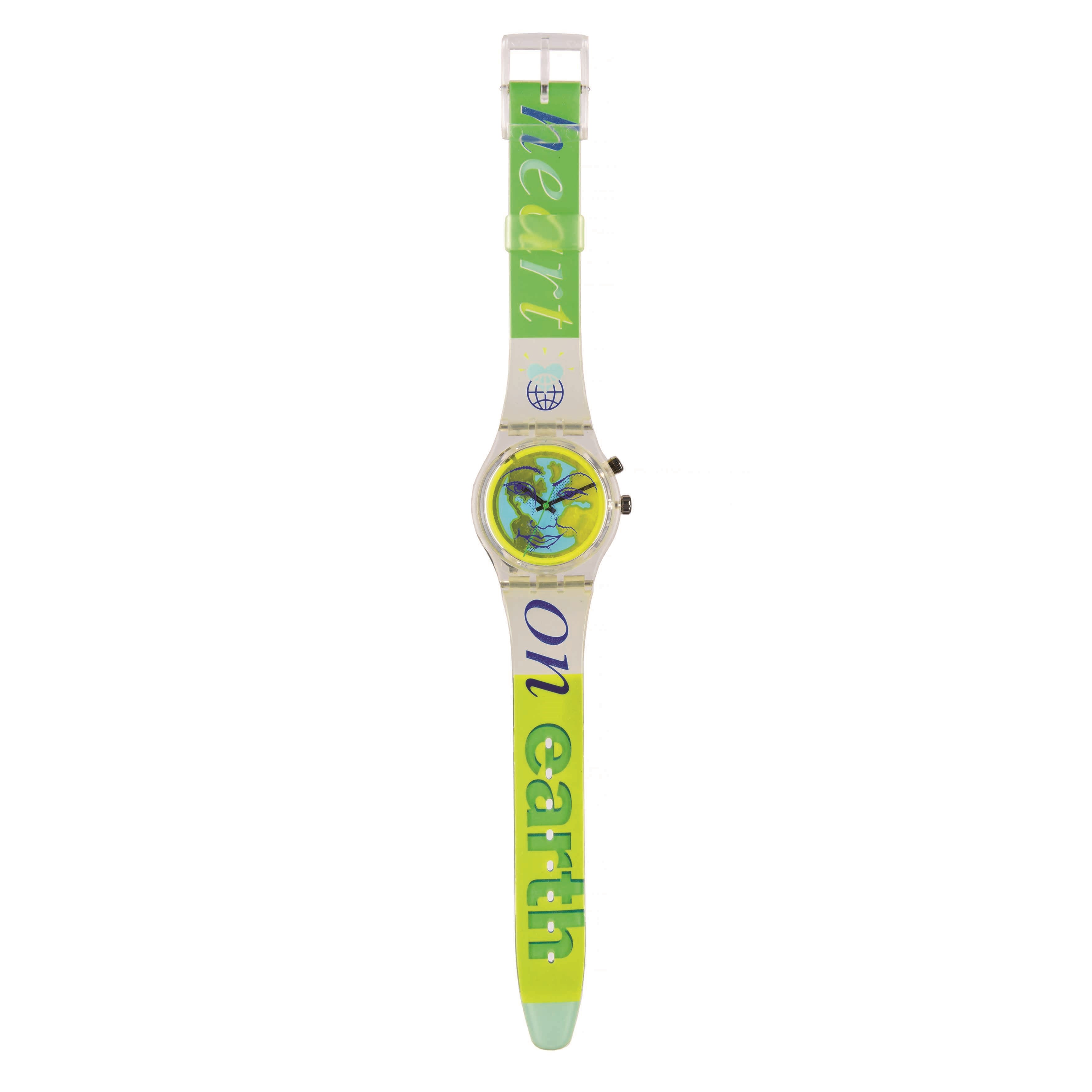 Swatch - Heart On Earth (GK900) Originals Gent Stop Watch, Meccanismo al quarzo, 1996