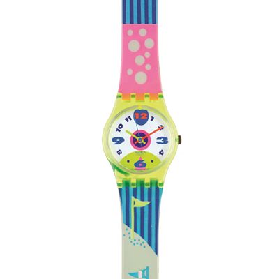 Orologio Swatch, Polar Ice (LJ104) Originals Lady, 1992, meccanismo al quarzo