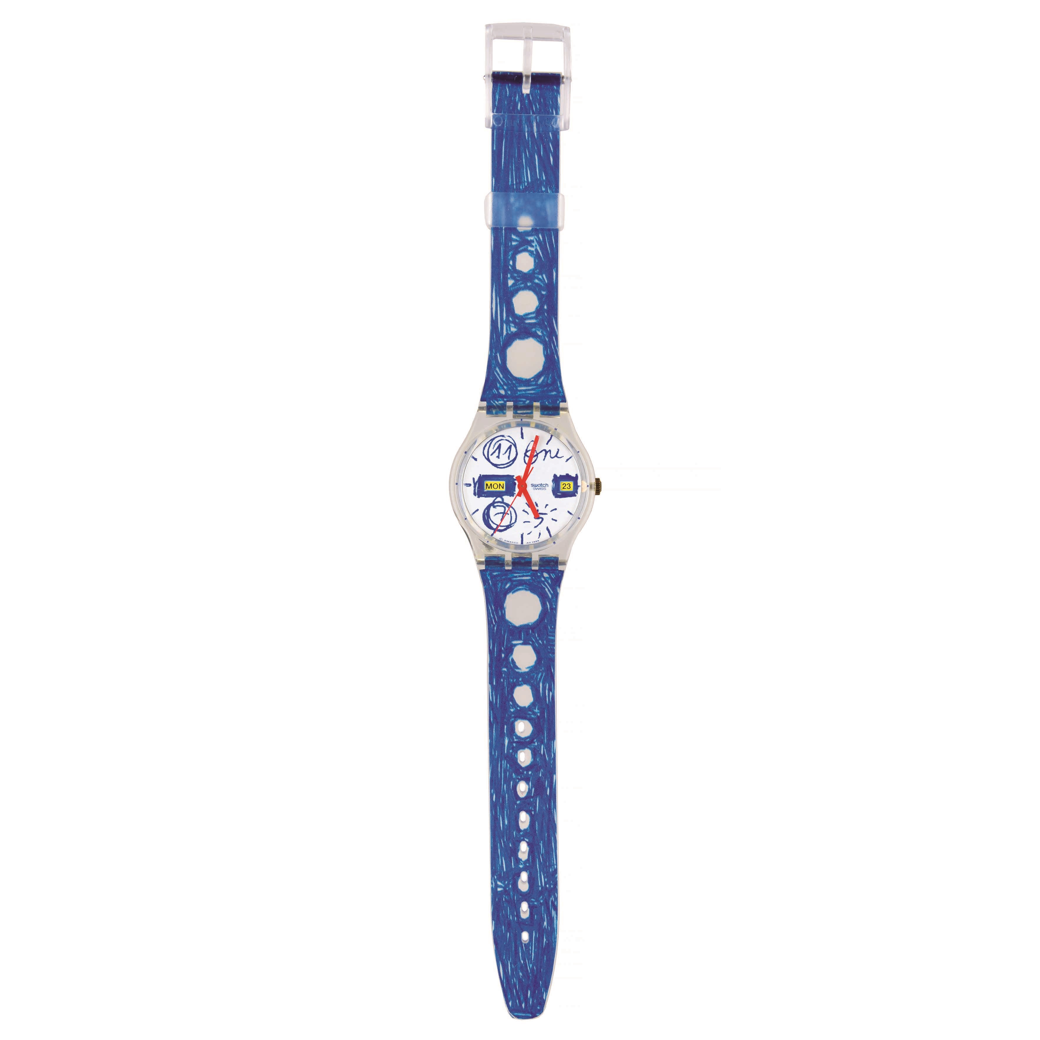 Swatch - Simple Art (GK737) Originals Gent, orologio al quarzo con cinturino in plastica