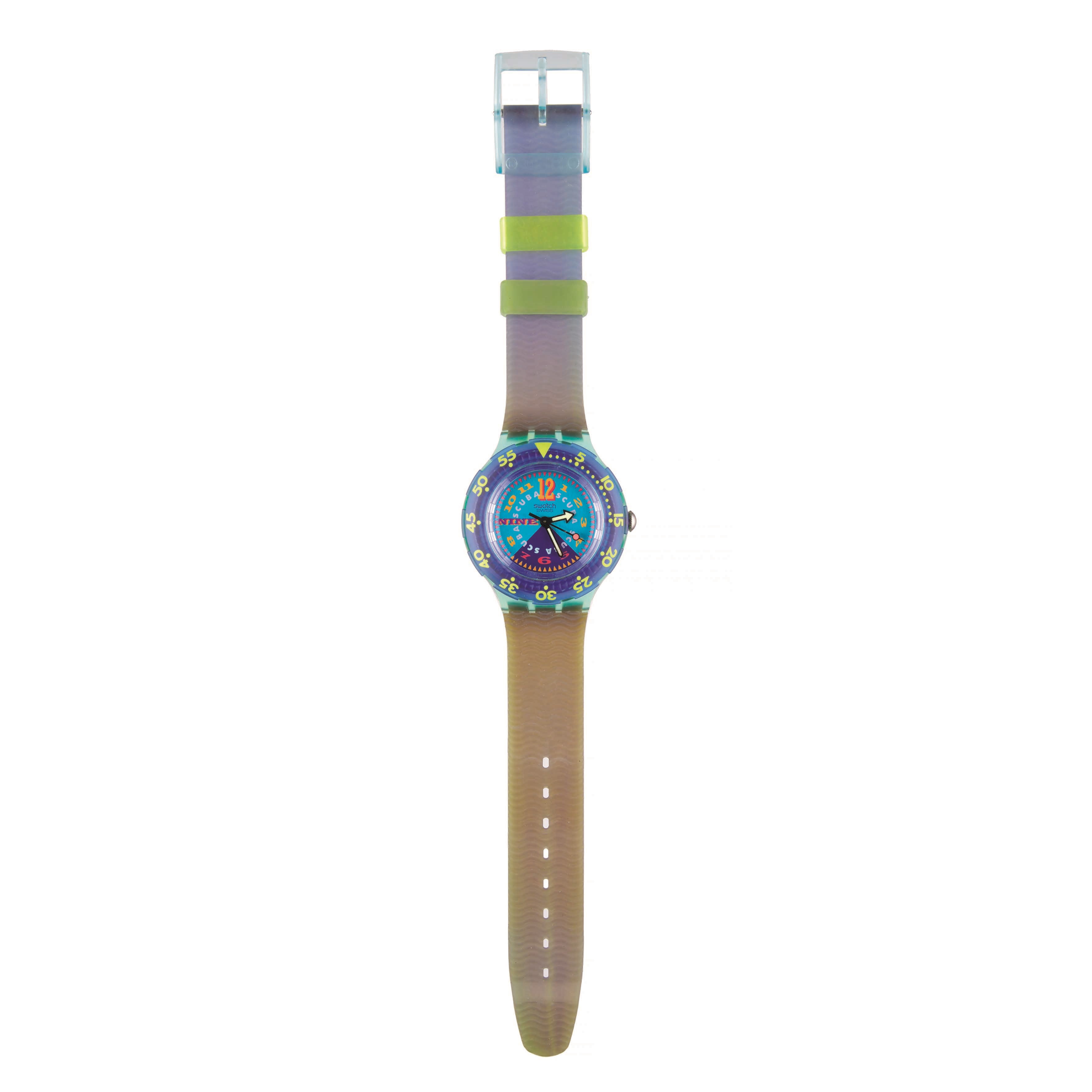 Swatch - Bermuda Triangle (SDN106) Originals Scuba, orologio al quarzo con cinturino in plastica