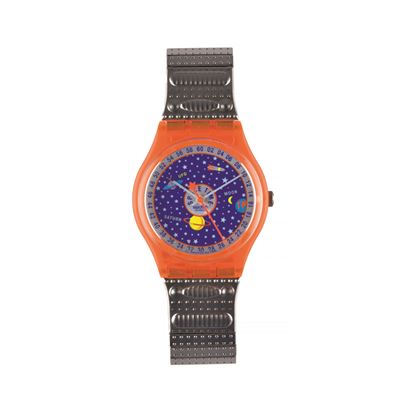 Gent, Starry Sky (GR131), Orologio da polso al quarzo con cinturino in acciaio