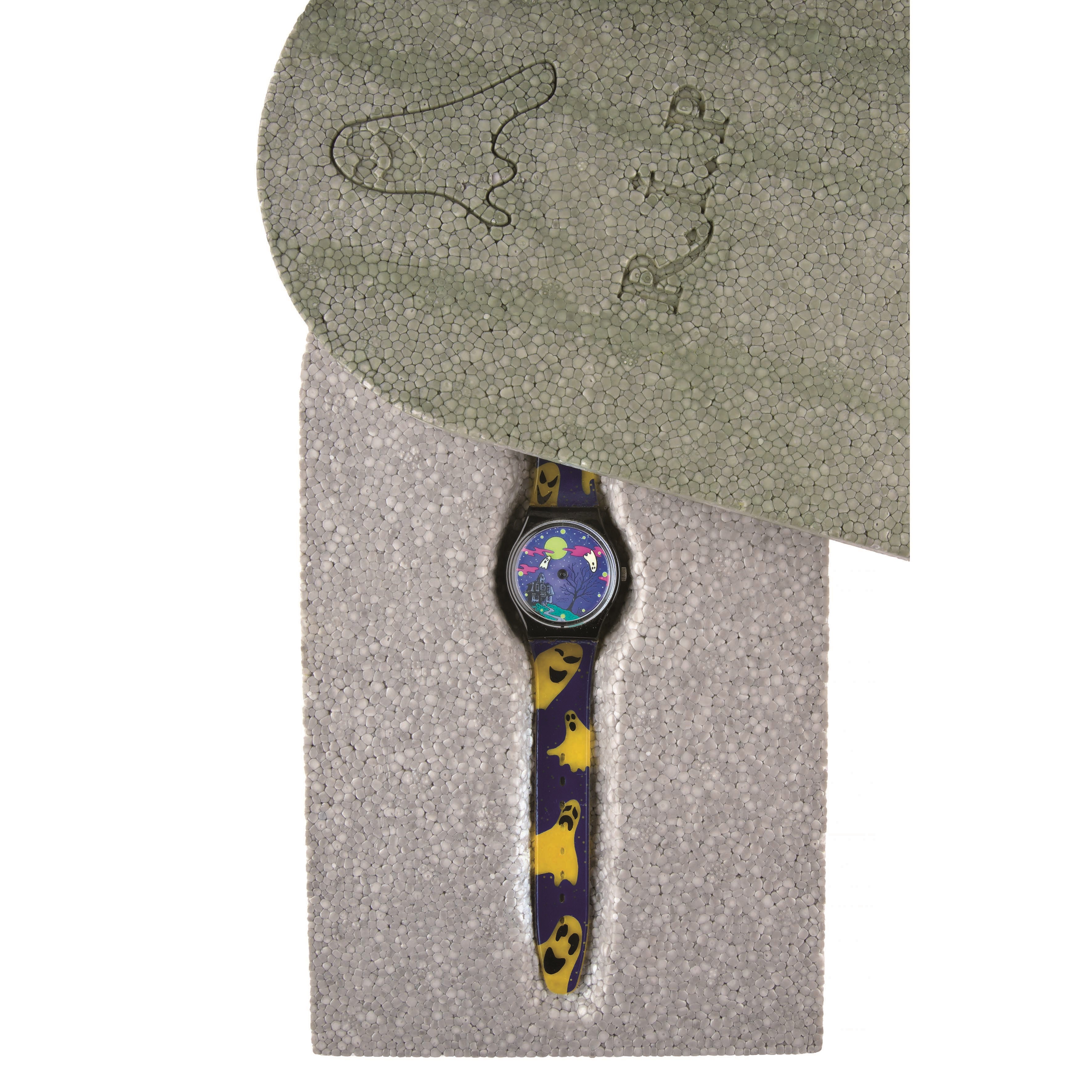 Swatch - Originals Gent, Geisterstund (GB192), orologio al quarzo con cinturino in plastica, 1999