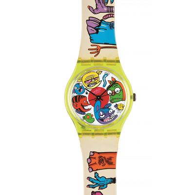 Jamie Hewlett, Centipede (GG143) Originals Gent, orologio al quarzo con cinturino in plastica, 19...