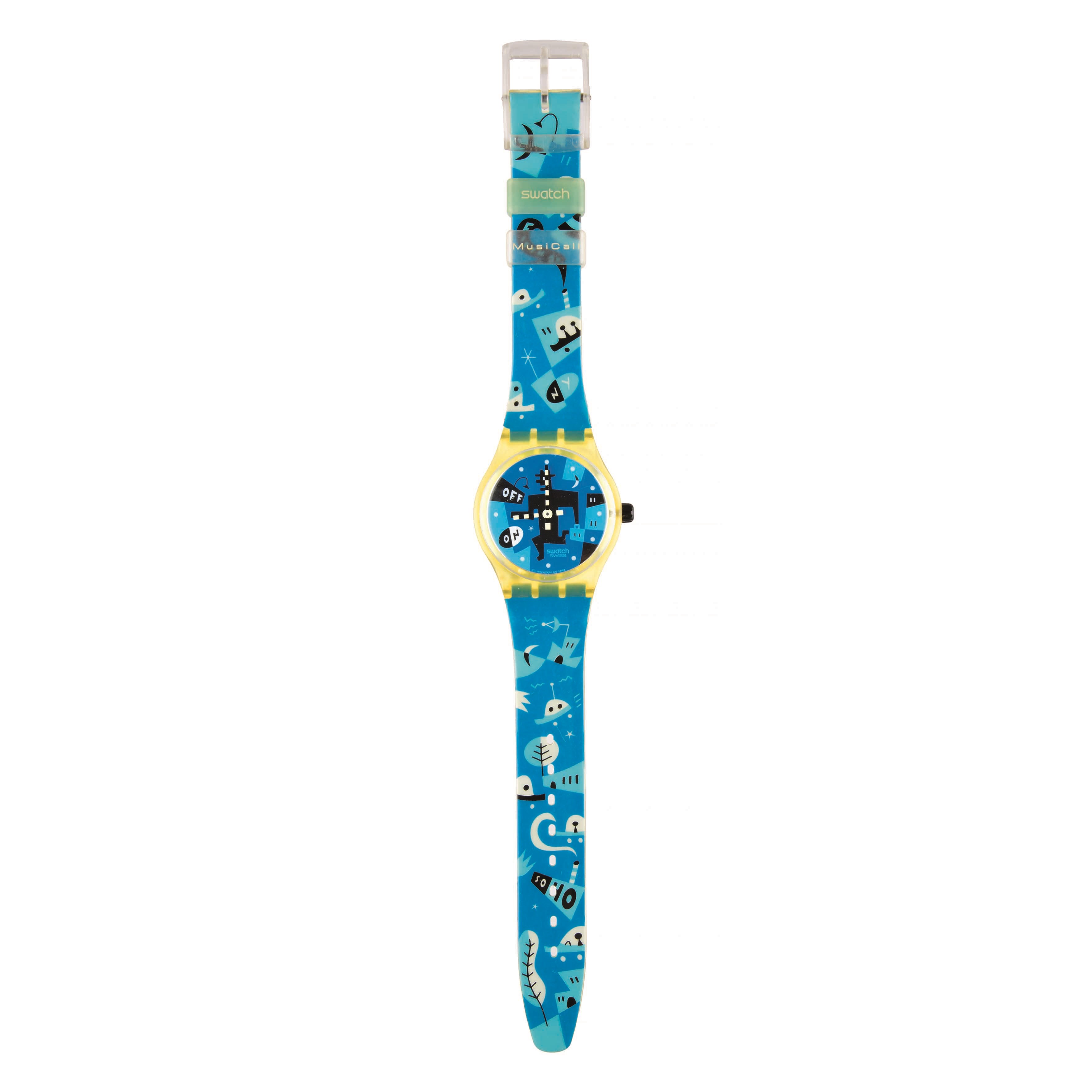 Orologio da polso Swatch, Running Time (SLK107) Originals Gent MusiCall, 1996