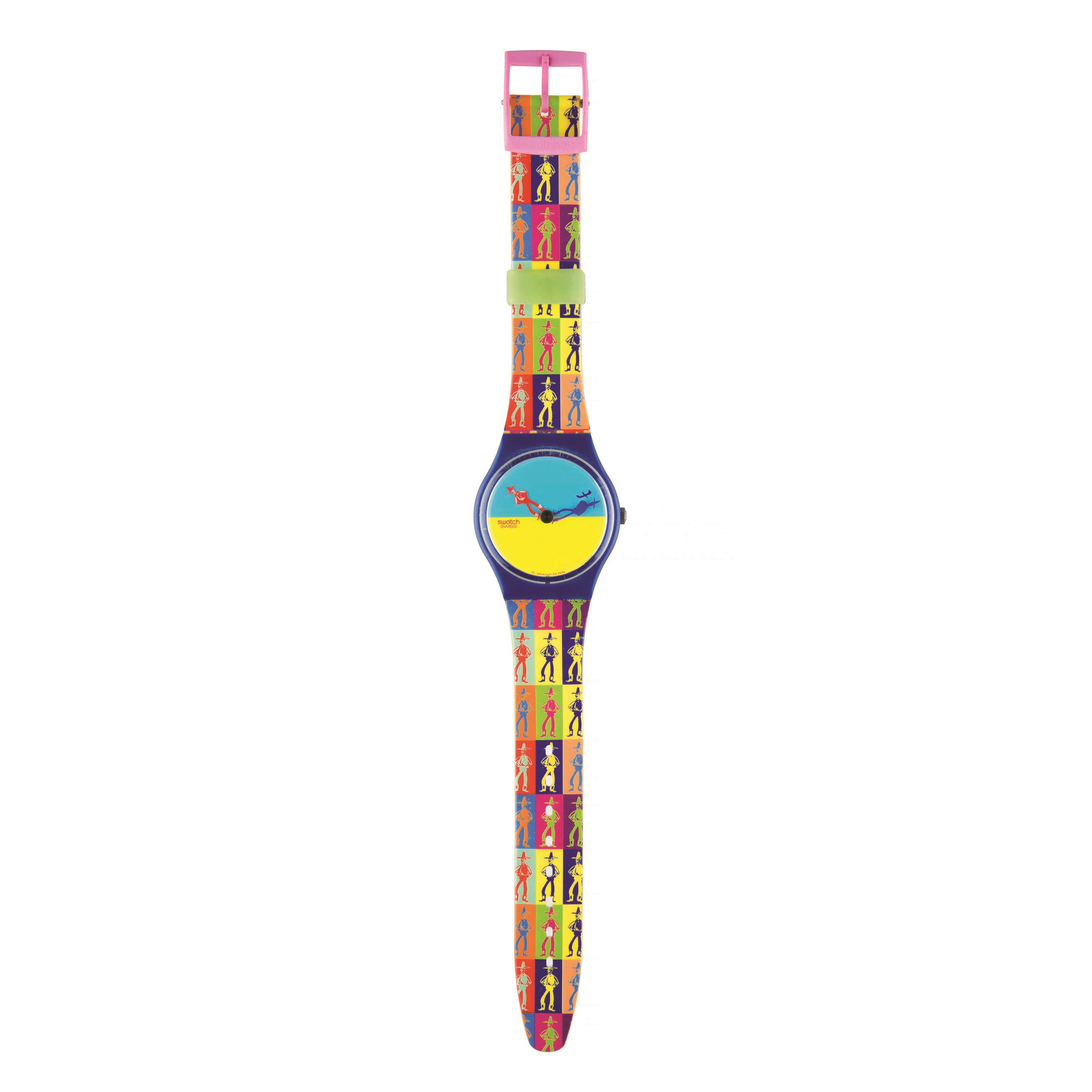 Orologio Swatch, Lucky Shadow (GS105), meccanismo al quarzo, cinturino in plastica