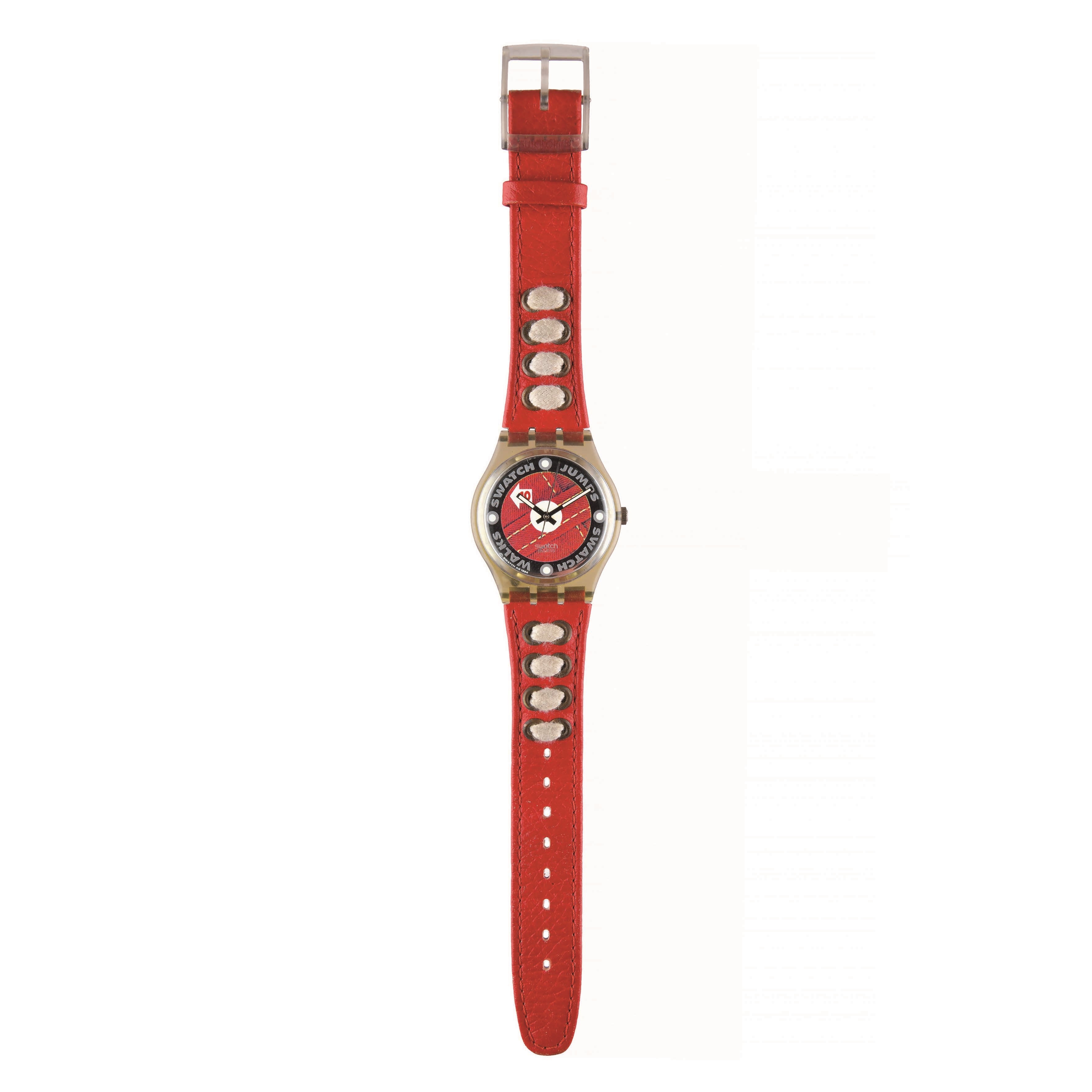Orologio Swatch, Athletics (GM131) Originals Gent, meccanismo al quarzo, cinturino in cuoio, 1995