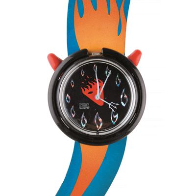 Orologio Swatch, Hot Stuff (PMB103) Originals POP, 1995, meccanismo al quarzo