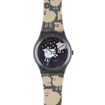 Black Sheep, Orologio Swatch modello GN150, meccanismo al quarzo, 1994