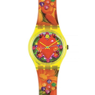 Micha Klein, Love Peace & Happiness (GJ118) Originals Gent, orologio al quarzo con cinturino in p...