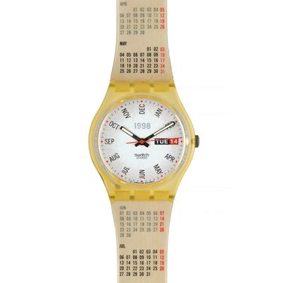 Orologio Swatch, Calendarium (GK726), meccanismo al quarzo, 1998