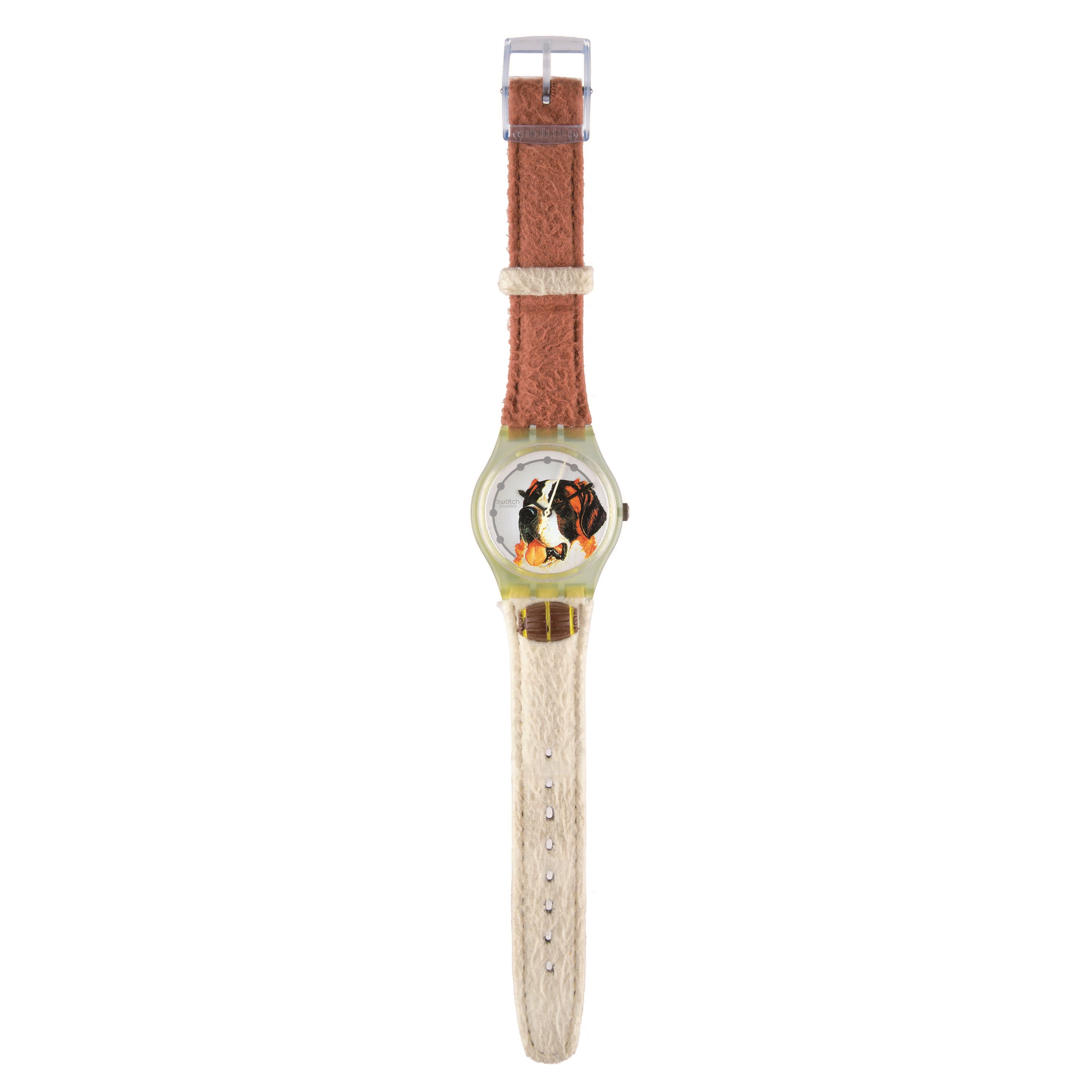 Swatch - Barry, Originals Gent, orologio da polso al quarzo con cinturino in cuoio
