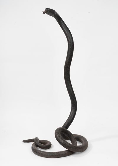 Scultura in Ferro Raffigurante Serpente, Inizi Secolo XX
