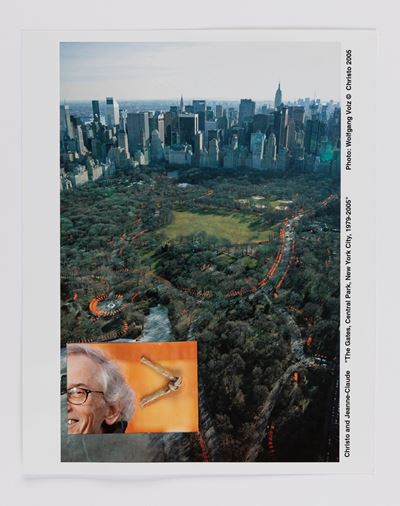 Christo and Jeanne-Claude, Collage su carta