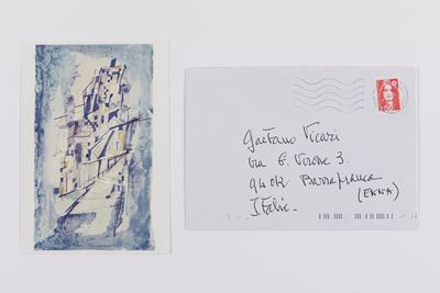 Senza titolo, cartolina, 1992