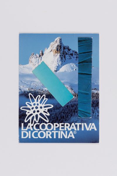 Senza titolo (collage su cartolina, 2009)