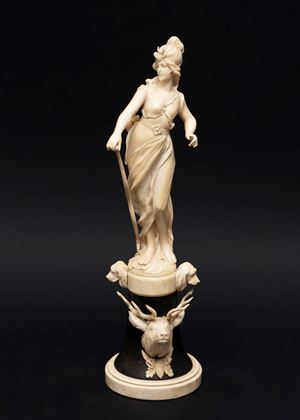 Scuola francese, secolo XIX - ☼ Diana the Huntress