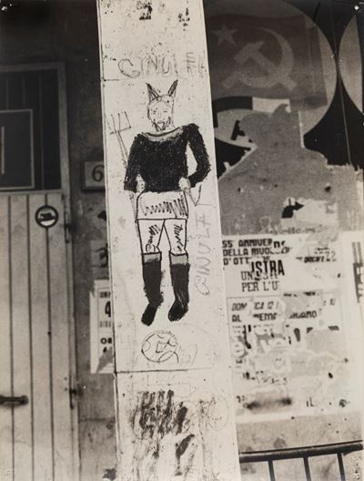 Senza titolo (Murales), stampa vintage alla gelatina ai sali d'argento