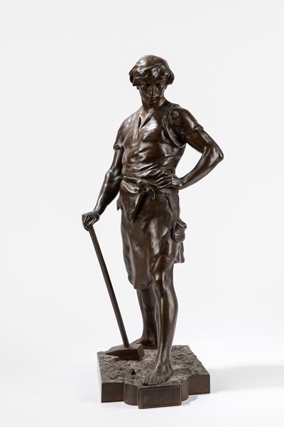 Pax et Labor, scultura in bronzo