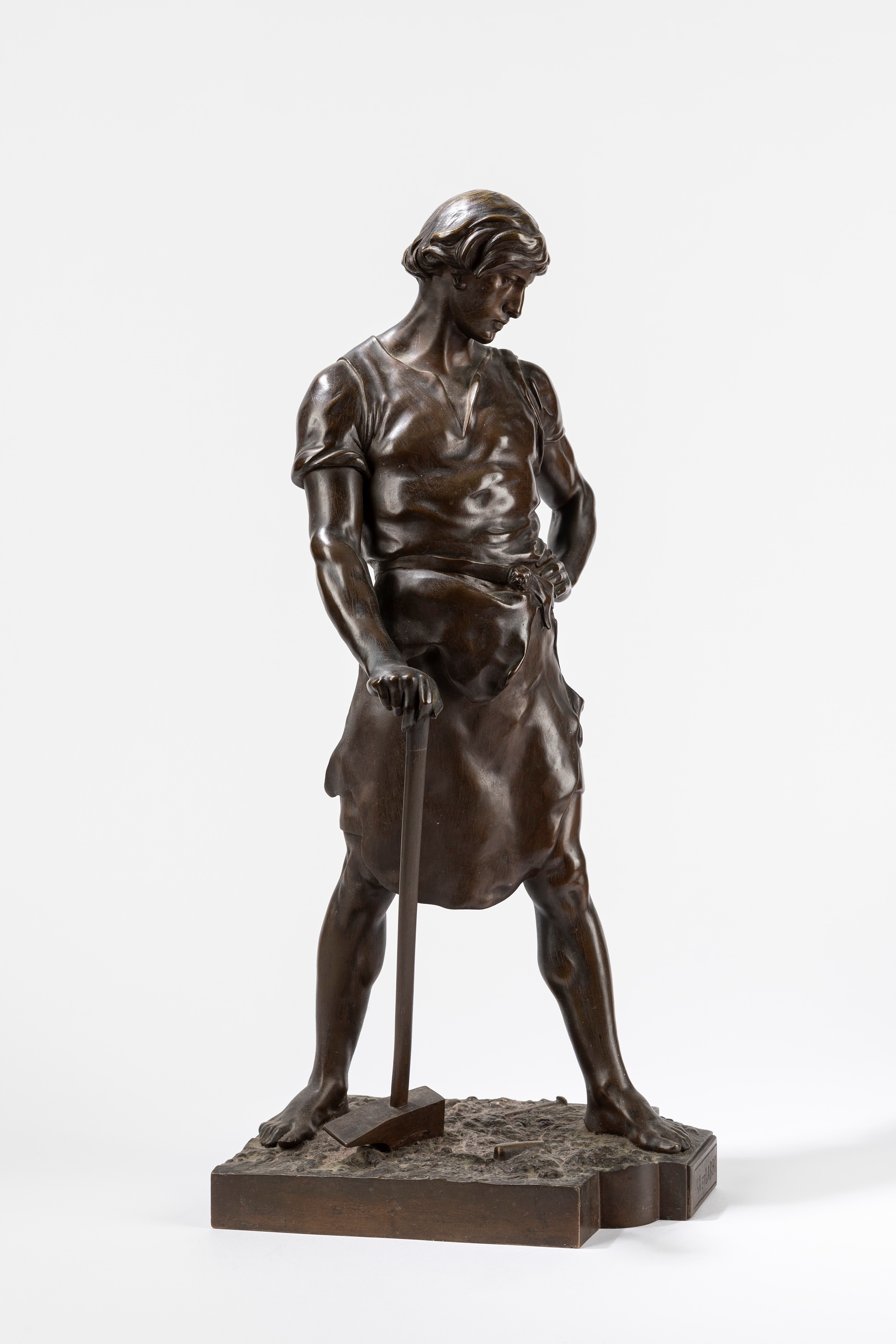 Emile Louis Picault - Pax et Labor, scultura in bronzo
