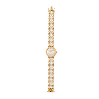 Orologio in oro giallo 18k, movimento a carica manuale