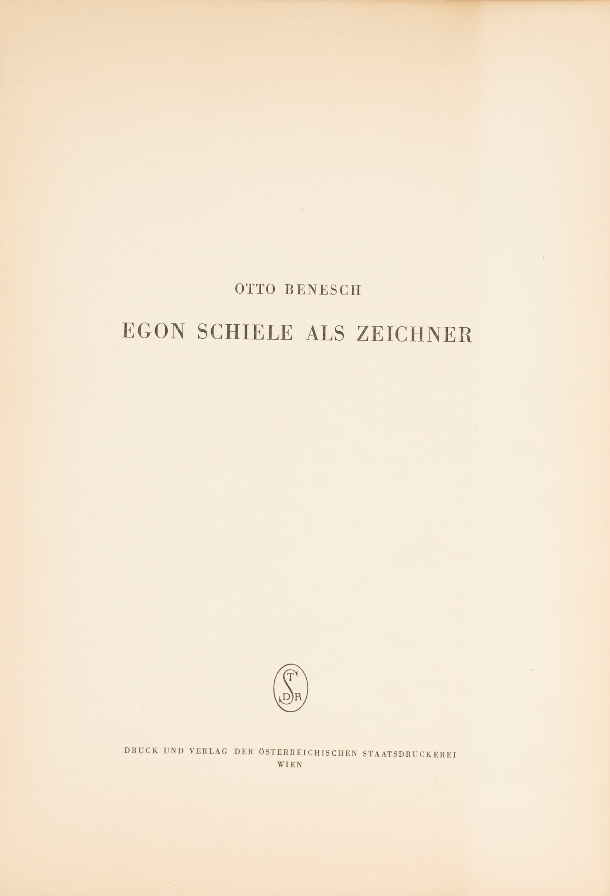 Otto Benesch - Egon Schiele als Zeichner, 1951