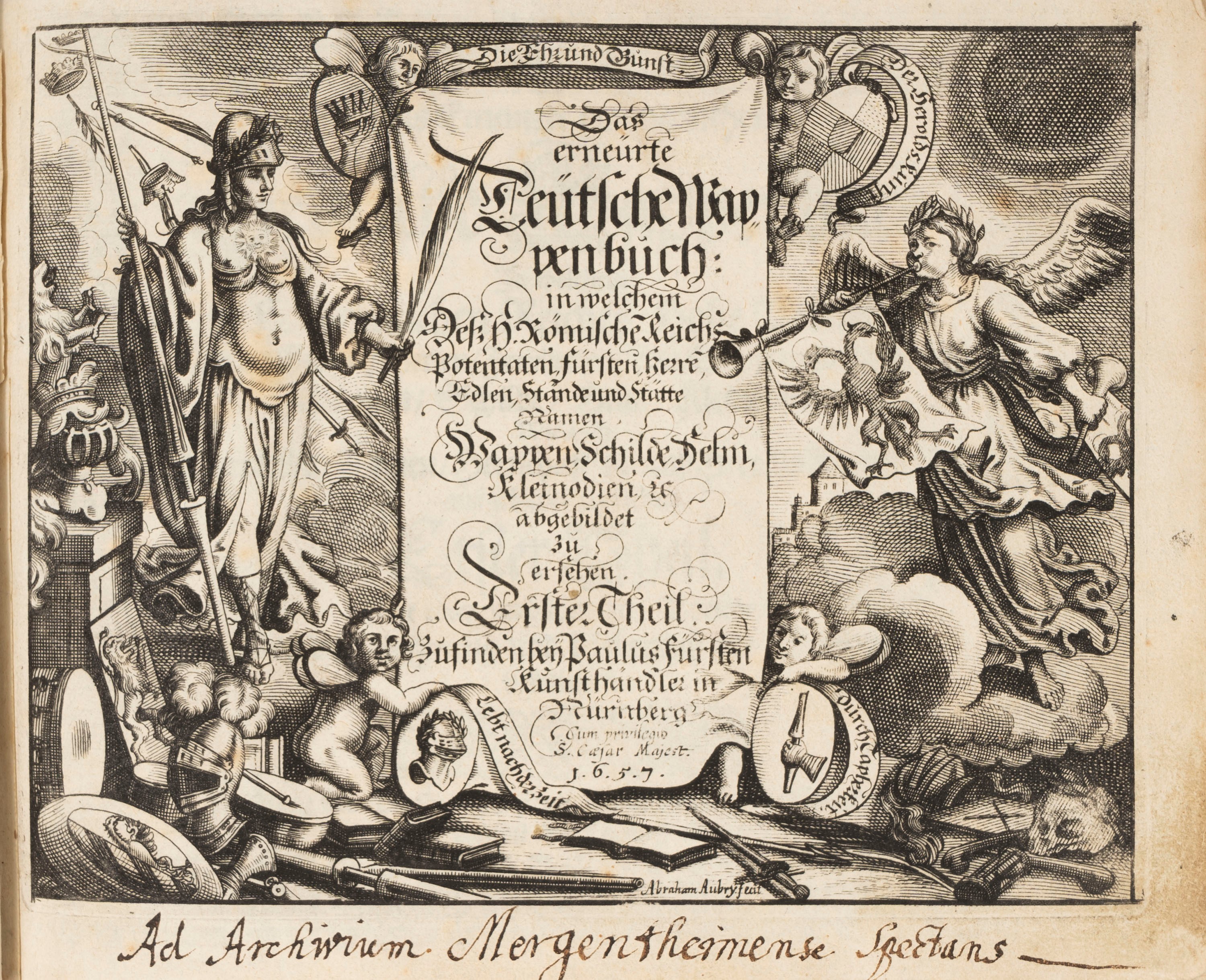 Johann Siebmacher - Das erneuerte und vermehrte Teutsche Wappenbuch, 1657, edizione ampliata