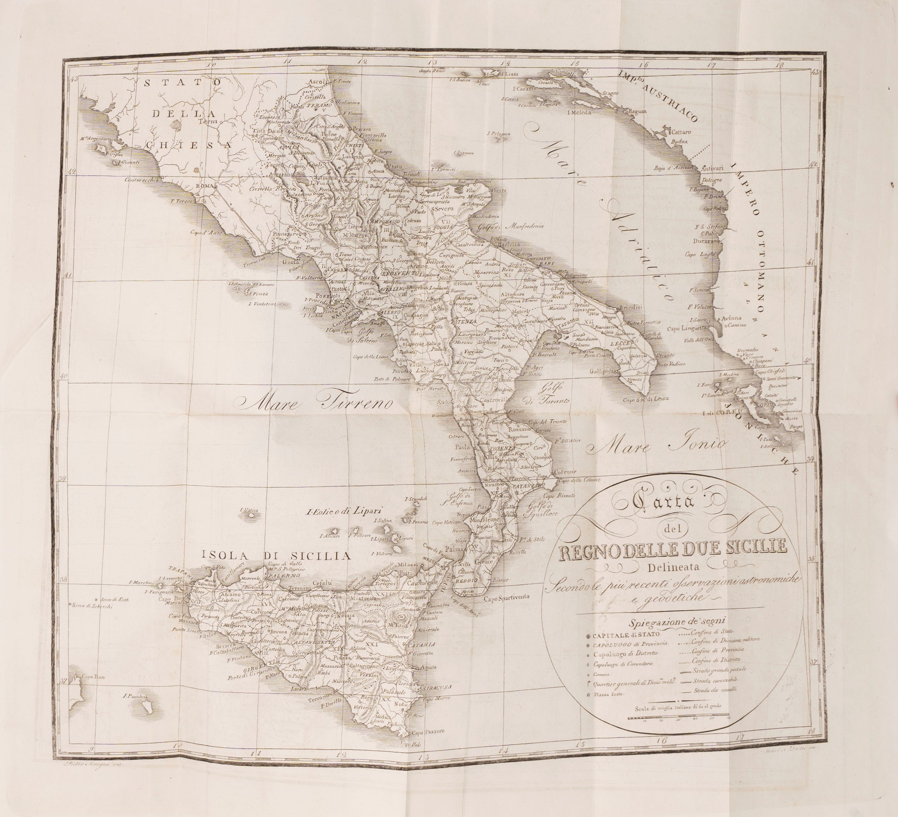 Almanacco Reale del Regno delle Due Sicilie per l'anno 1843, Napoli, Stamperia Reale, 1843