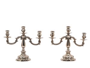  - Coppia di candelabri