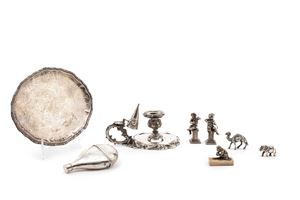  - Eight silver objects
