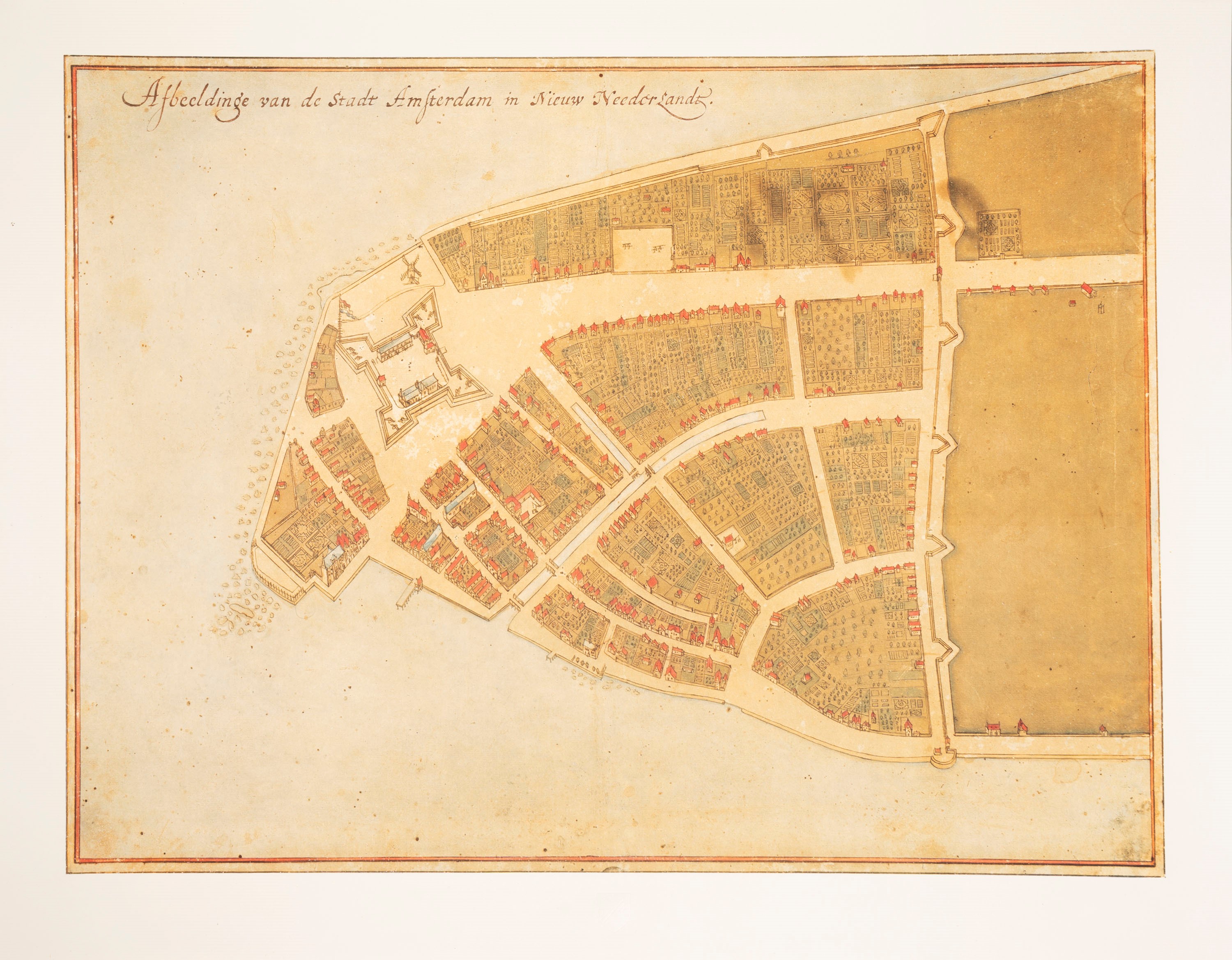 Johannes Vingboons, The Origins of New York - Riproduzione facsimile di Nieuw Amsterdam