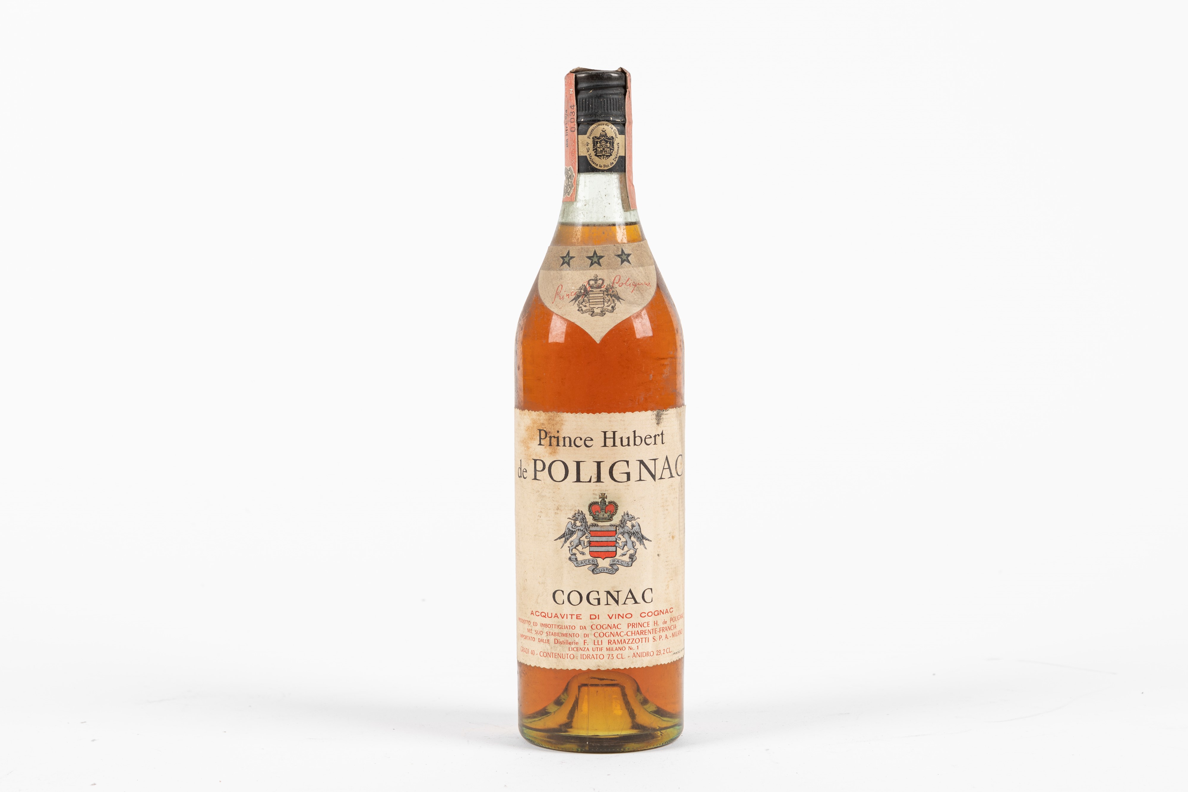 Prince Hubert Polignac Cognac 未開封 Prince Hubert de Polignac Cognac Three Stars (Bottled i