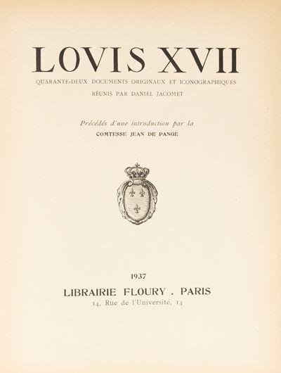 Lovis, XVII, 1937 - Esemplare n. 627 di 1000