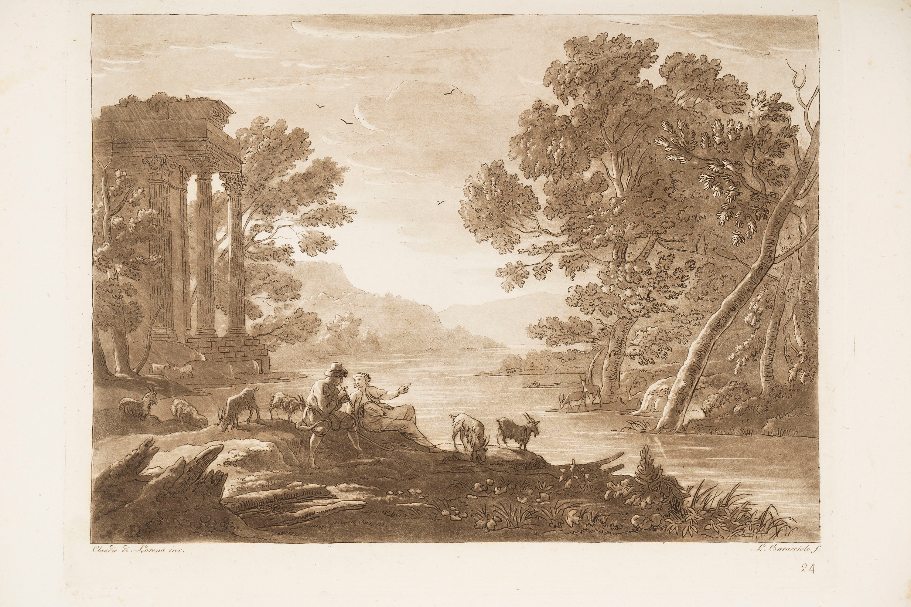 Lorrain, Claude e Caracciolo, Ludovico - Le opere di Claudio Gellée Lorense incise all'acqua fort...