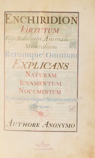 Tacuinum Sanitatis, Codex Vindobonensis 2396 - Riproduzione facsimile, 1984