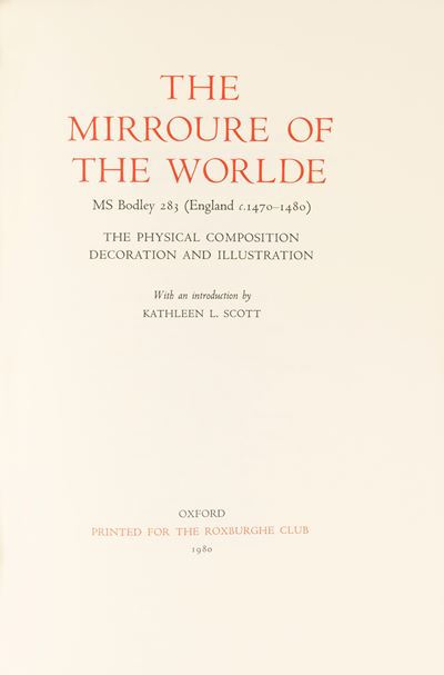 The Mirroure of the Worlde, edizione del 1980