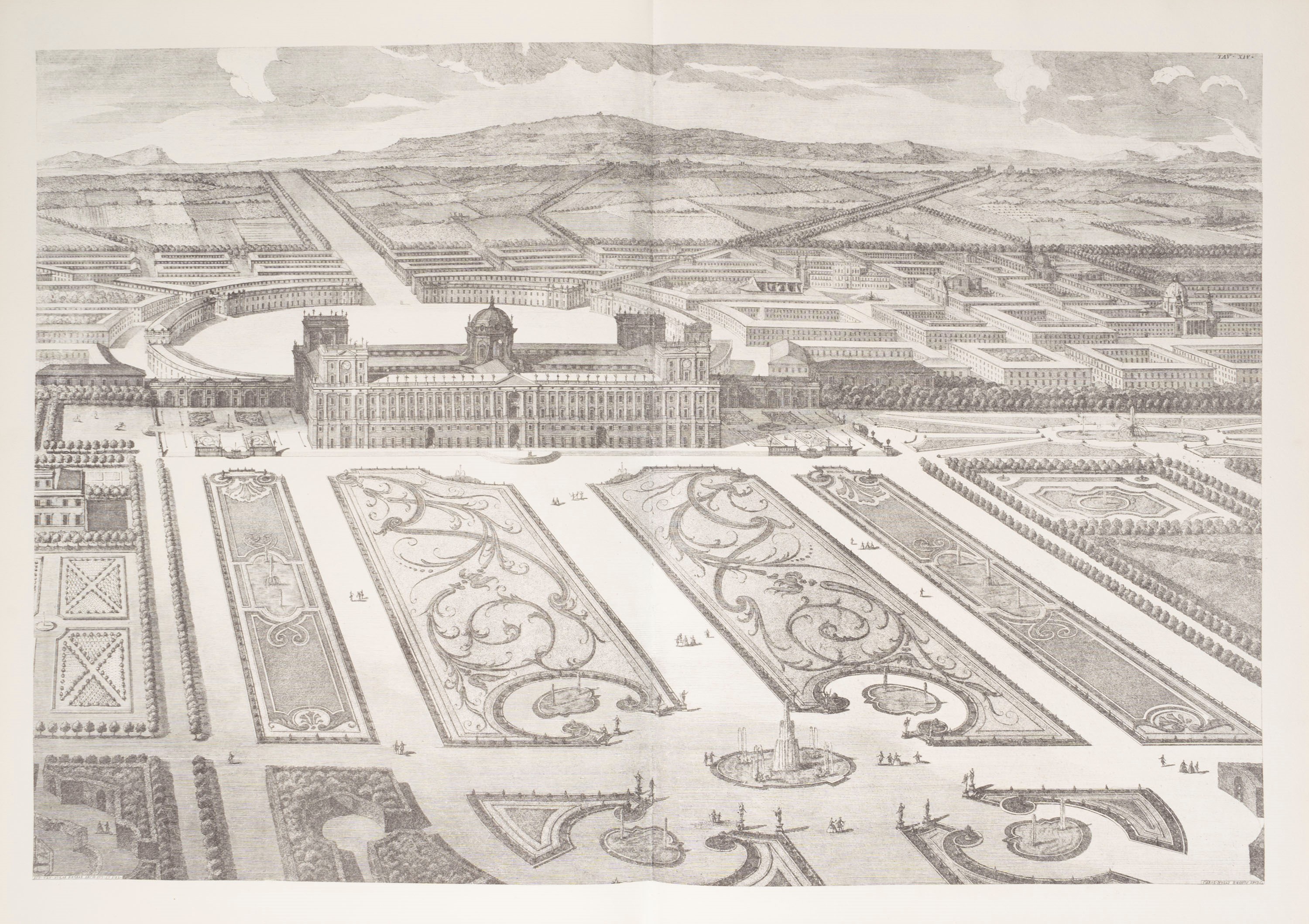 Antonio Marotta, Dichiarazione dei disegni del Reale Palazzo di Caserta (facsimile, 1900)