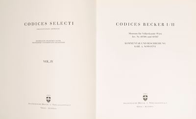 Codices Becker I/II, Riproduzione a colori con montaggio a leporello, 1961