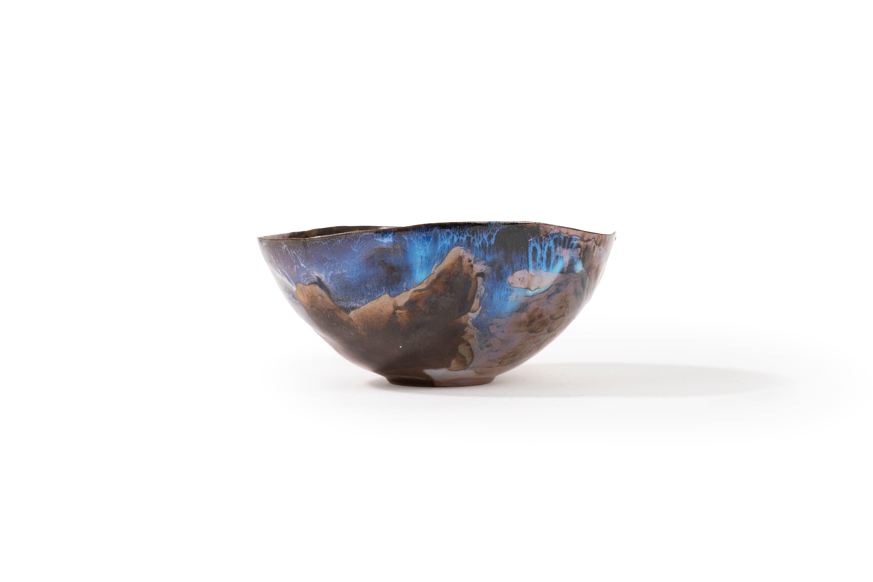 Fausto Melotti - Coppetta in ceramica policroma smaltata