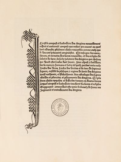 Le Compost et Kalendrier des Bergiers, Edizione facsimile della stampa del 1493 con commento test...