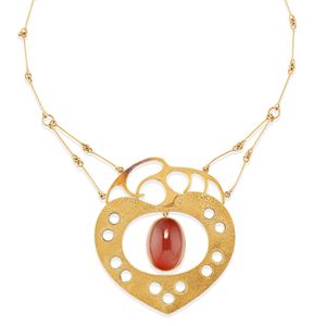 Coloured stone necklace