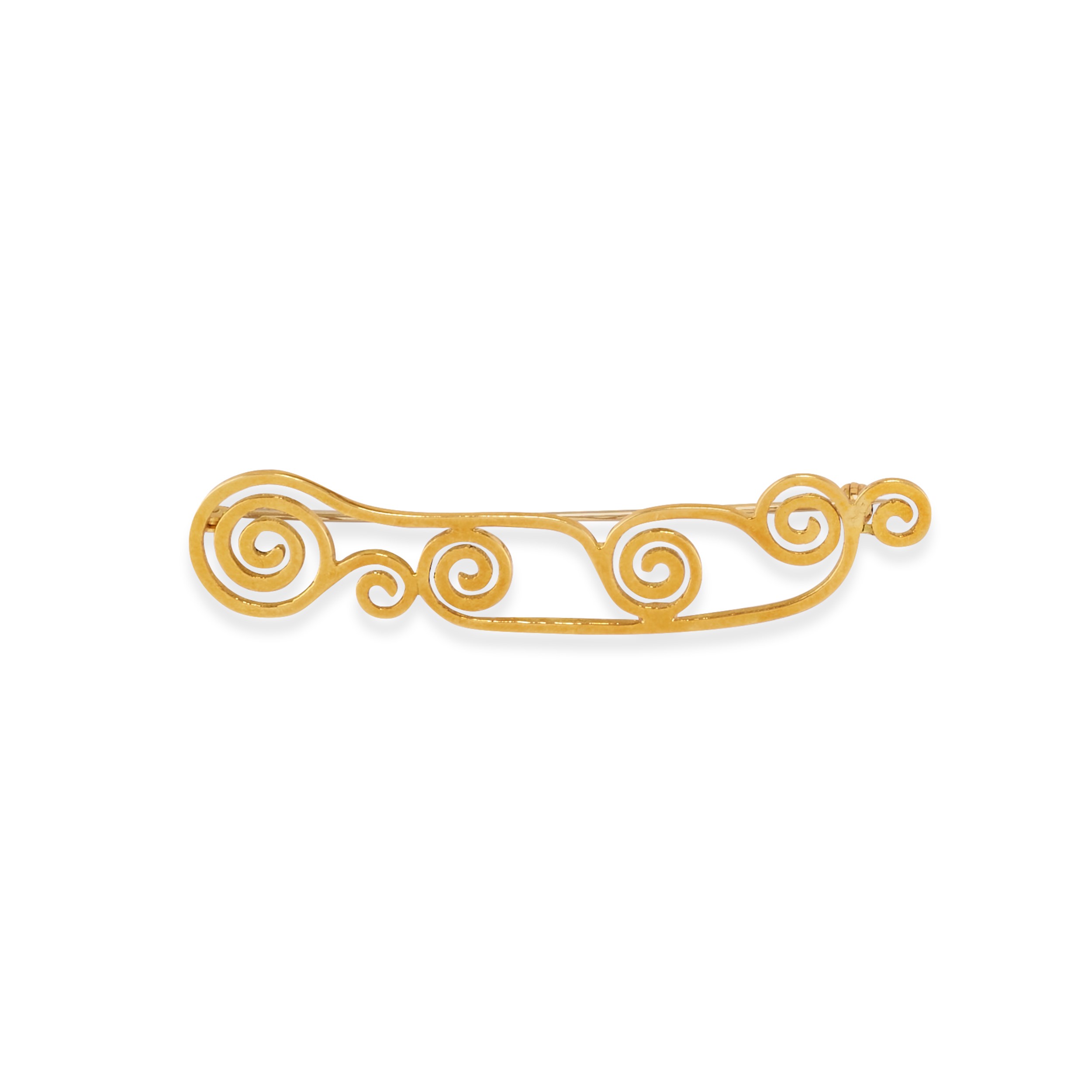 Pao Ying Wang - Sei spille in oro giallo 18k con pietre preziose