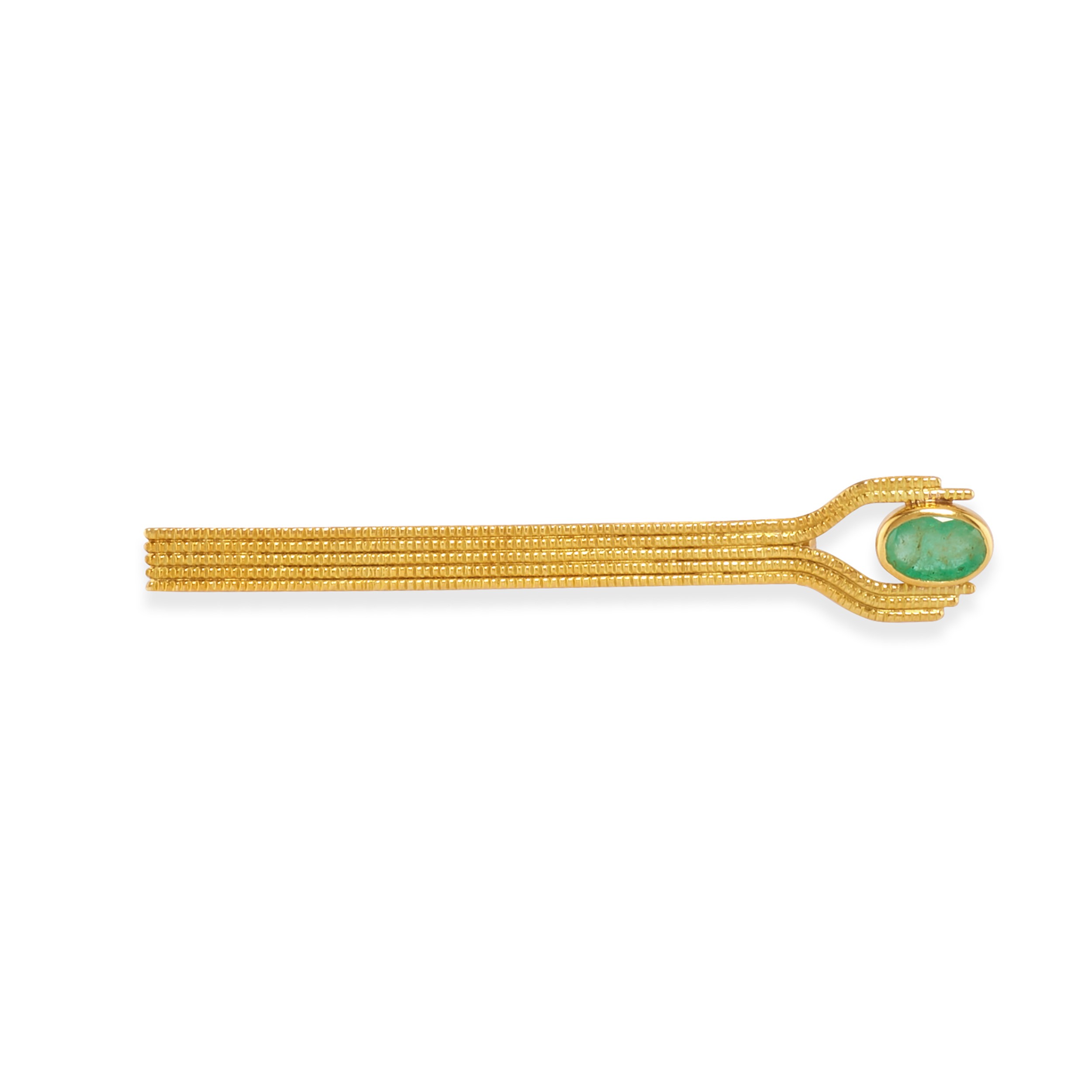 Pao Ying Wang - Sei spille in oro giallo 18k con pietre preziose
