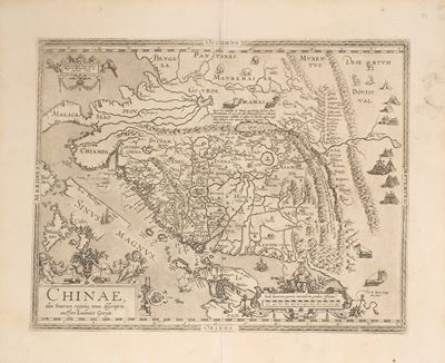 Chinae olim Sinarum regionis, nova descriptio, incisione su rame